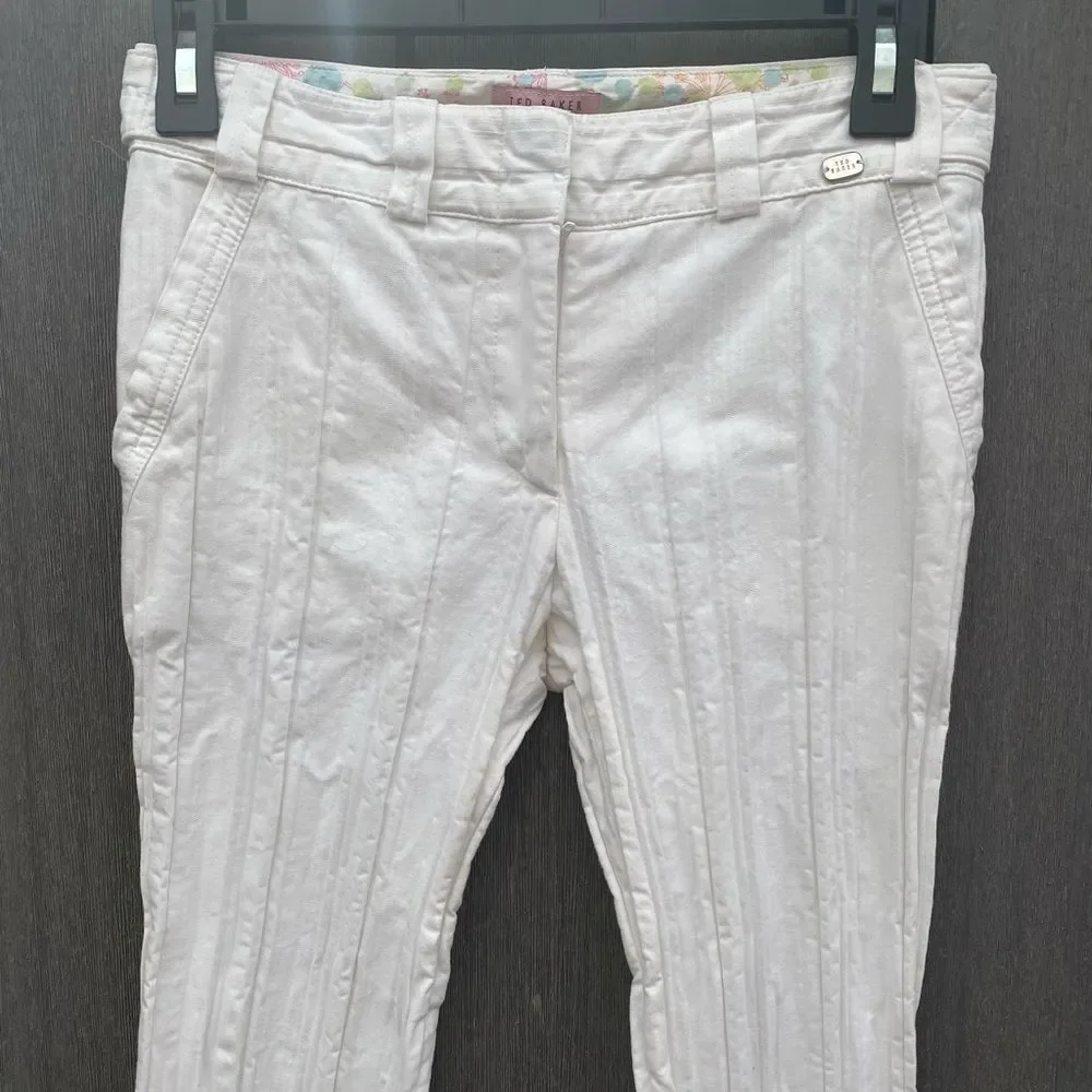 Ted‎ Baker London Cotton Pants White - Picture 2 of 9